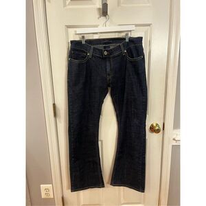 Levi’s 542 Dark Wash Tilted Flate Flap Pocket Jeans sz 16 NWOT